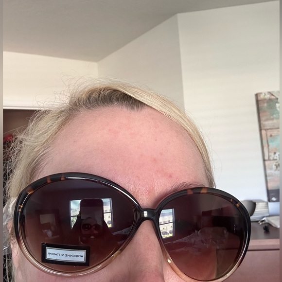 Adrienne vittani tortoise sunglasses new with tags - Picture 2 of 7